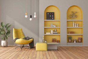 Un solo colore forte per dare carattere al soggiorno: la strategia più semplice da copiare